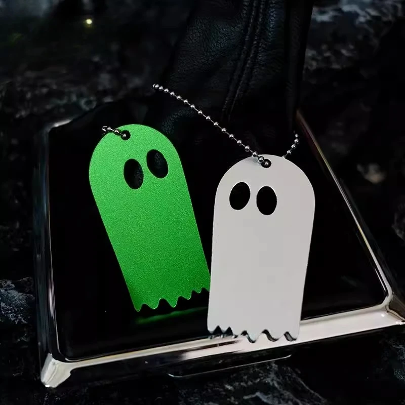 Unique Ghost Car Accessories Jdm Shift Knob Hanging Ornament Keychain