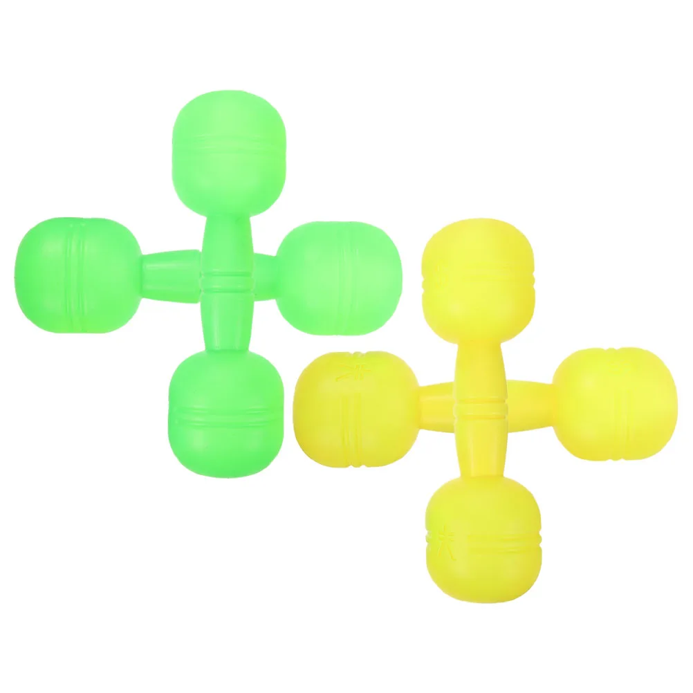 

2 Pairs Children's Dumbbell Sound Dumbbells for Cat Toys Kids Set Bright Colored Baby Pvc with Feature