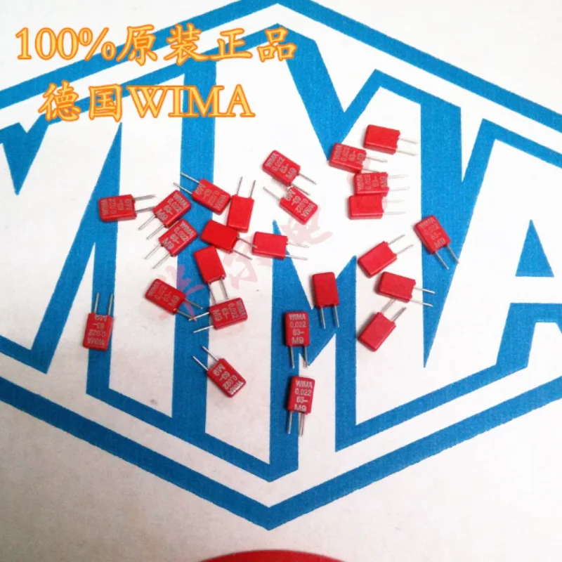 5pcs-100pcs  German MKS02 WIMA 223 63V 100V 22nf 0.022uf brand new original P: 2.5mm