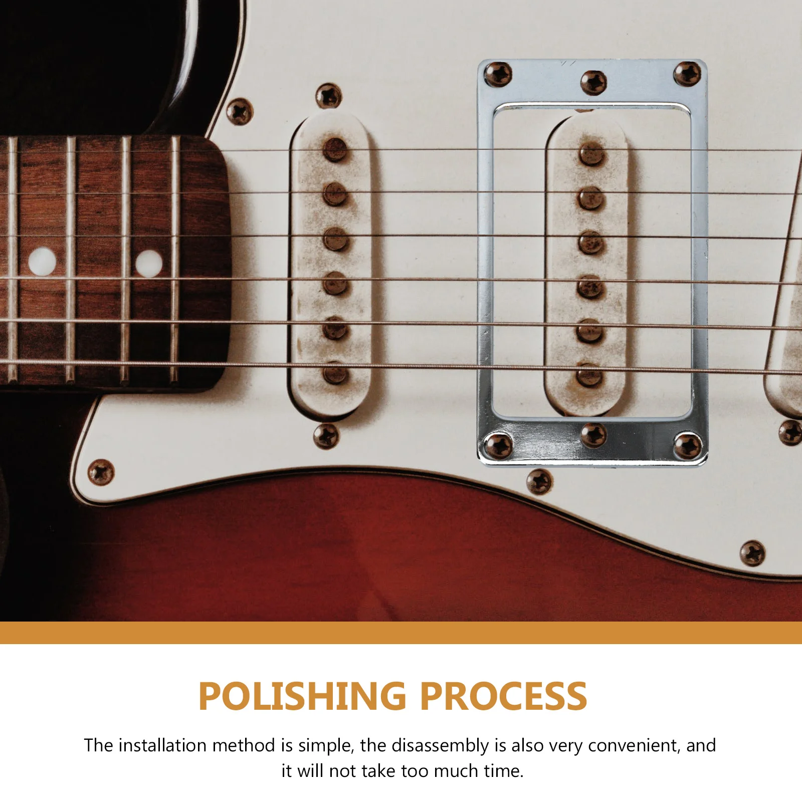 

1Set Pickup Effect Aluminium Alloy Wear Resistant Pickup Bottom Protective Rings Guitar Accessories Alloy Rings