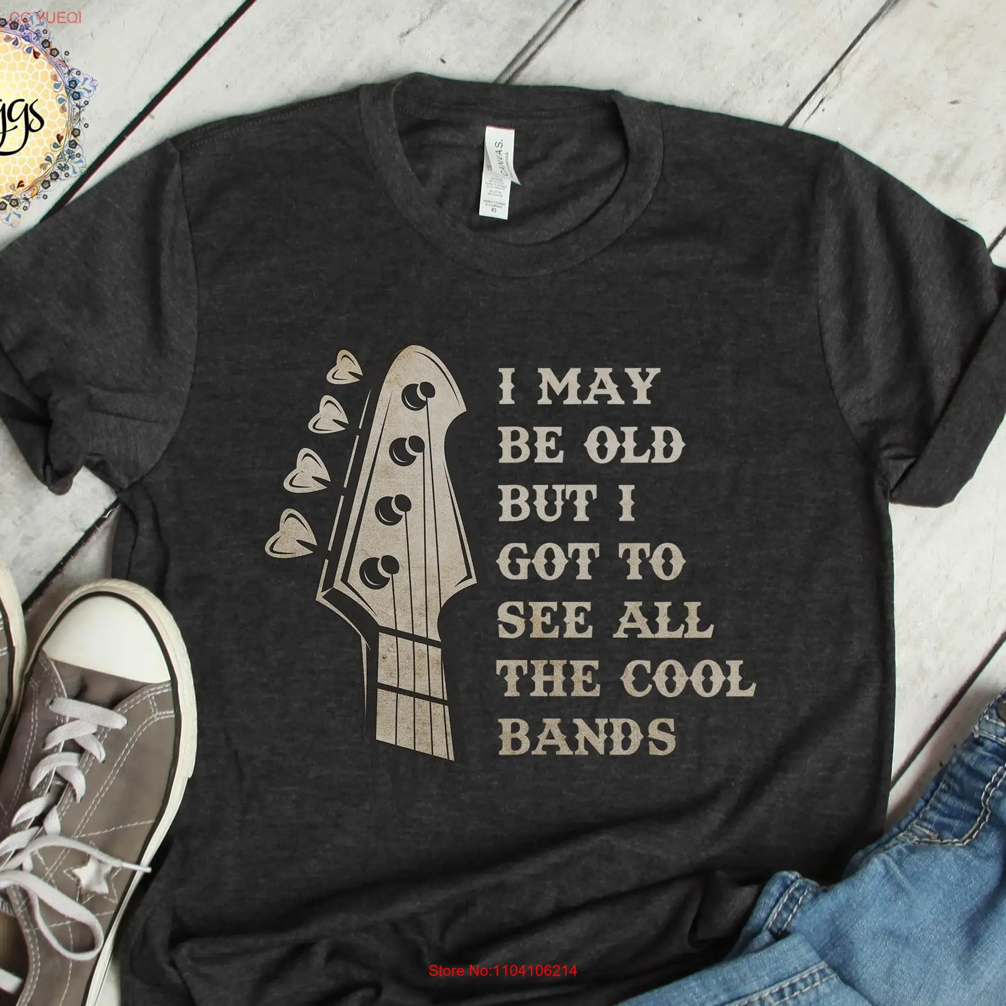 I May Be Old 70s ConcerT T Shirt Rock and Roll Band Classic Couture Music s for Dad Funny long or short sleeves