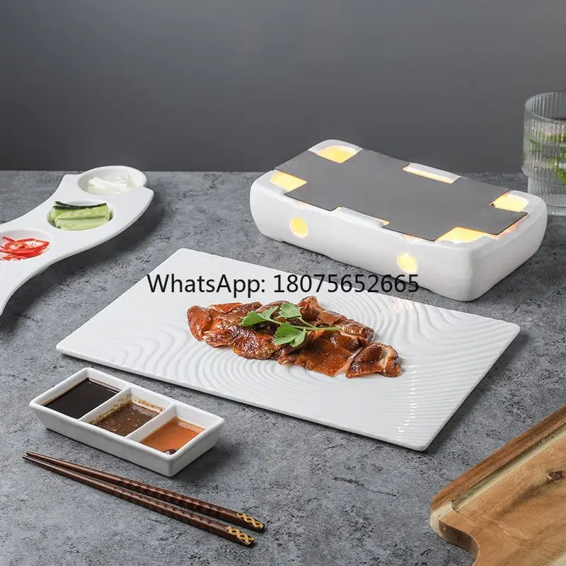 Plato de pato asado de Pekín - plato creativo con calefacción para restaurantes y hoteles chinos