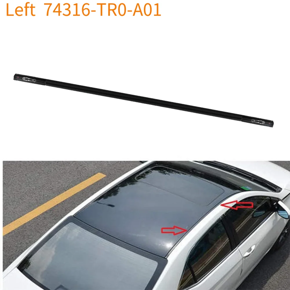 

1pc Car Roof Weatherstrip For Honda Civic 12-15 Roof Moulding Trim Weatherstrip Rubber Left Right Seal Belt 74306TR0A01