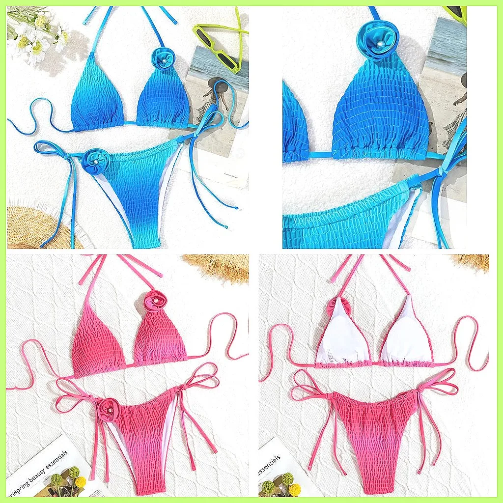 

Sexy Push Up Brazilian Bikini Set 2026 for Women, High-Waisted Beach Swimwear Two Piece Bathing Suit (Character Count: 78)