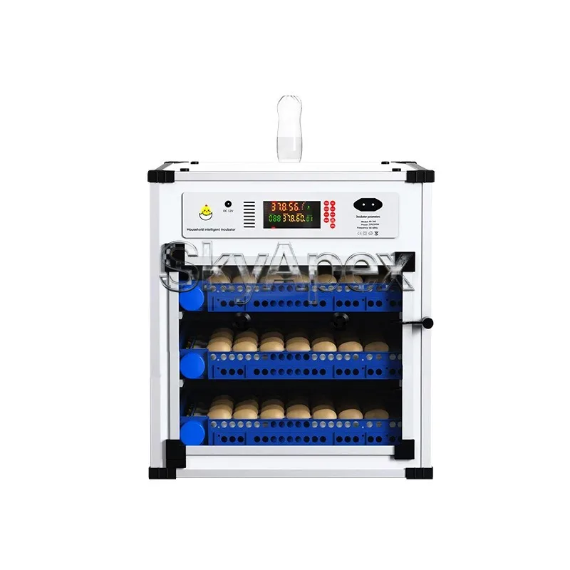 Small Household Egg Incubator Automatic Hatcher for Chicken Quail Intelligent Mini Poultry Hatching Equipment