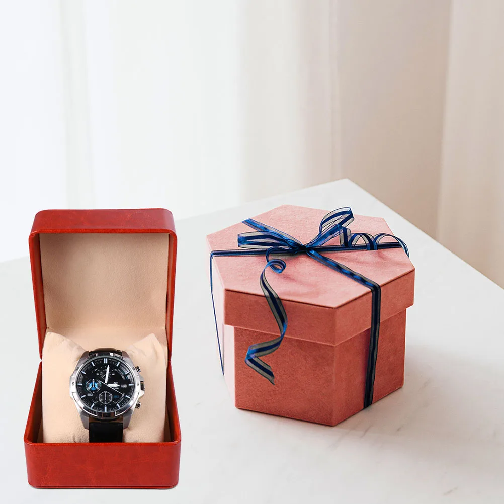 

Watch Box Watches Wristwatch Case Storage Pu Portable Cases for Men