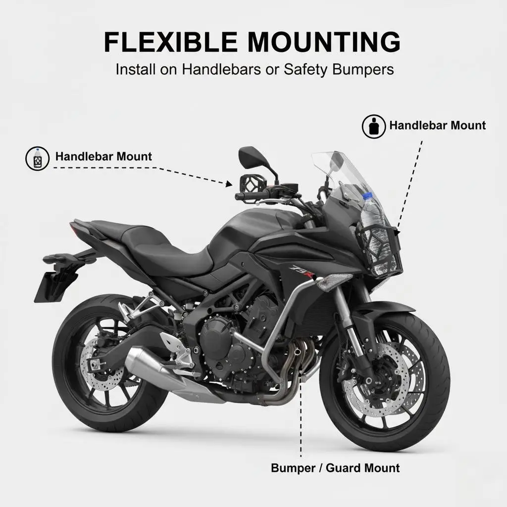 دراجة نارية كأس الماء حامل لياماها MT-125 MT125 MT 125 2 قطعة دراجة نارية عالية الجودة موضة حامل كأس الماء #5