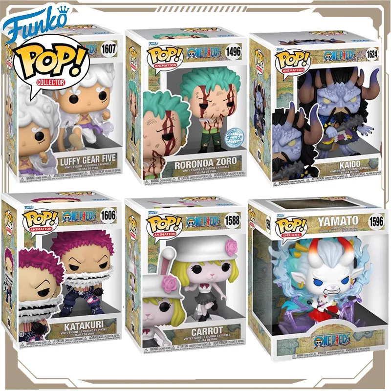 

Funko POP Original ONE PIECE Anime Figure LUFFY GEAR FIVE KATAKURIENH Action Figure Toys for Boys Girls Kids Gift Ornaments