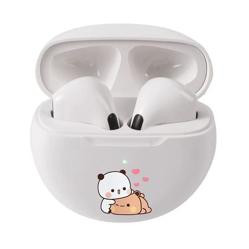 Bubu Dudu Bluetooth écouteurs Yier ours Panda sans fil Bluetooth casque suppression de bruit écouteurs avec micro Pro6 casque cadeau