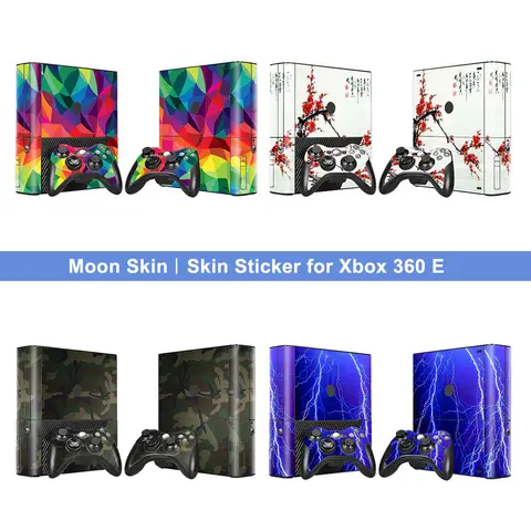 For Xbox 360 E Skin Sticker Console Protective Vinyl Wrap for X box 360 E Controller