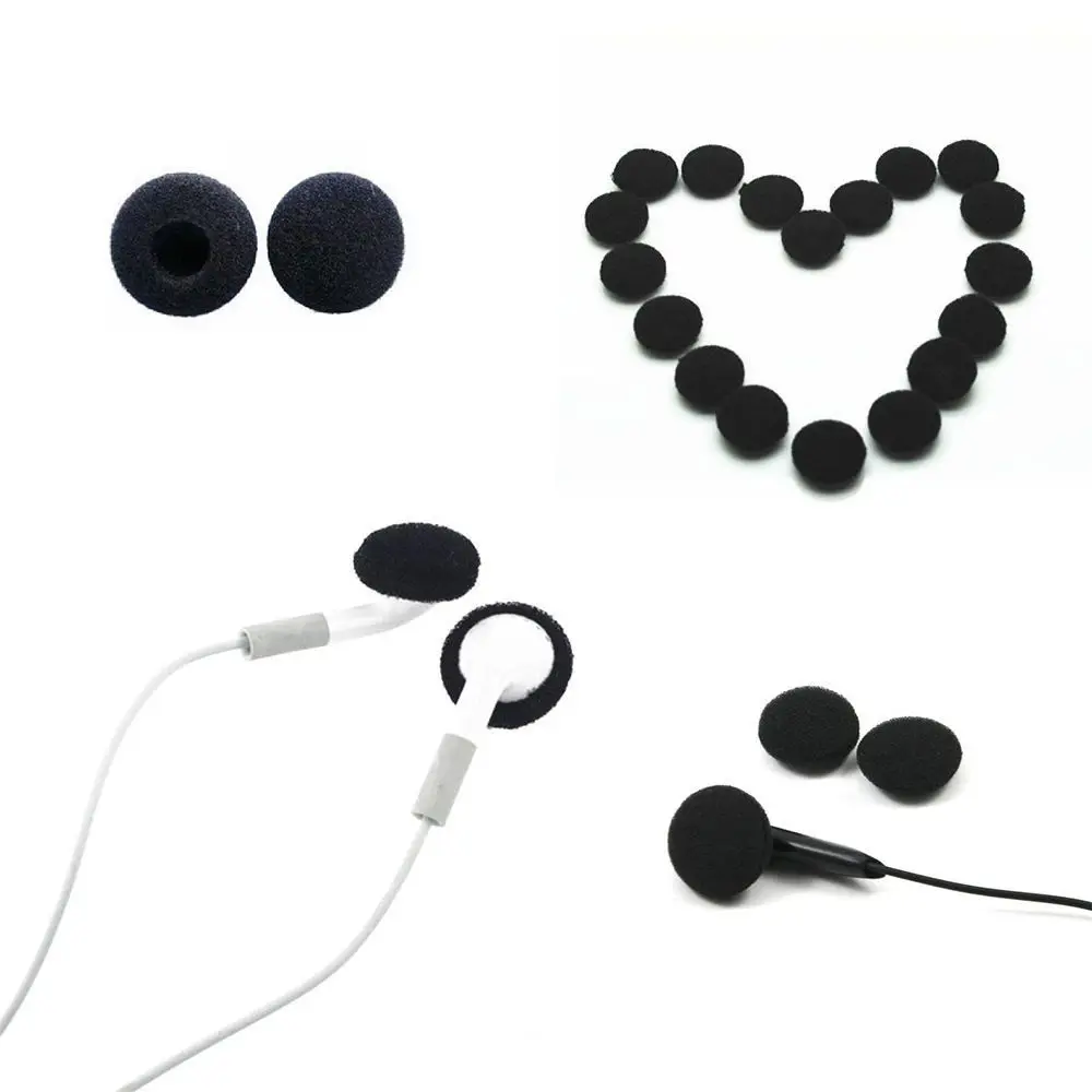 Fundas de esponja para auriculares MP3 MP4, almohadillas de espuma suave de 15mm, reemplazo de auriculares