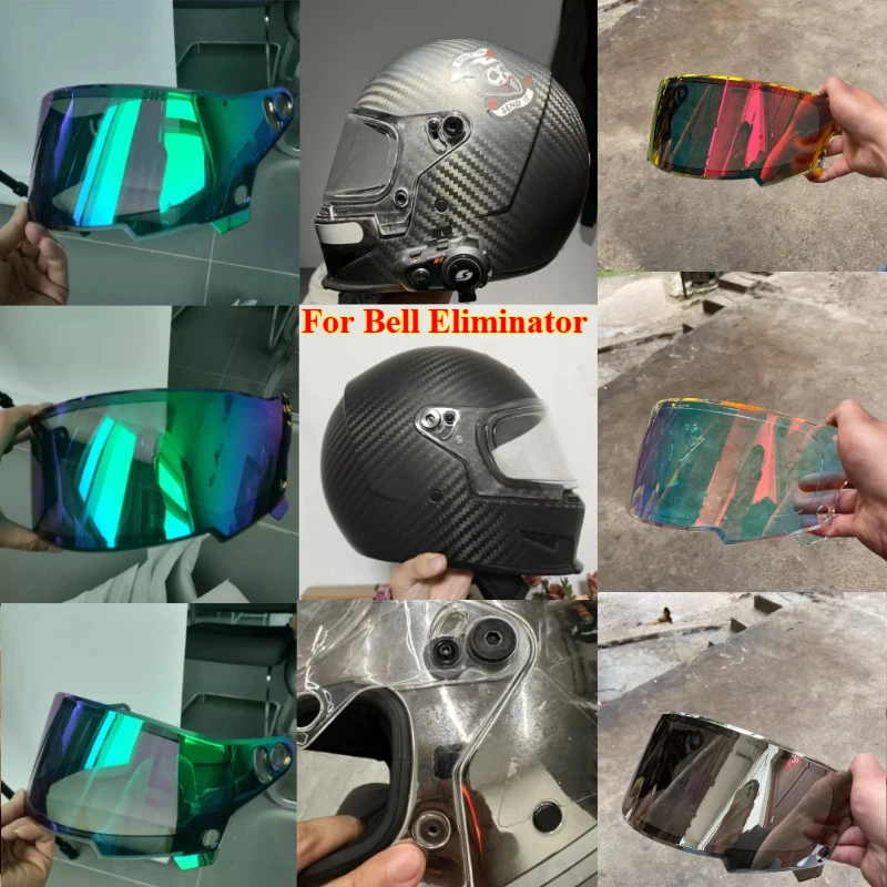 

1PCS for Bell Eliminator Helmet Visor Lens Motorcycle Full Face Helmet Visor Lens Replacement Lens Accessories Face Shield