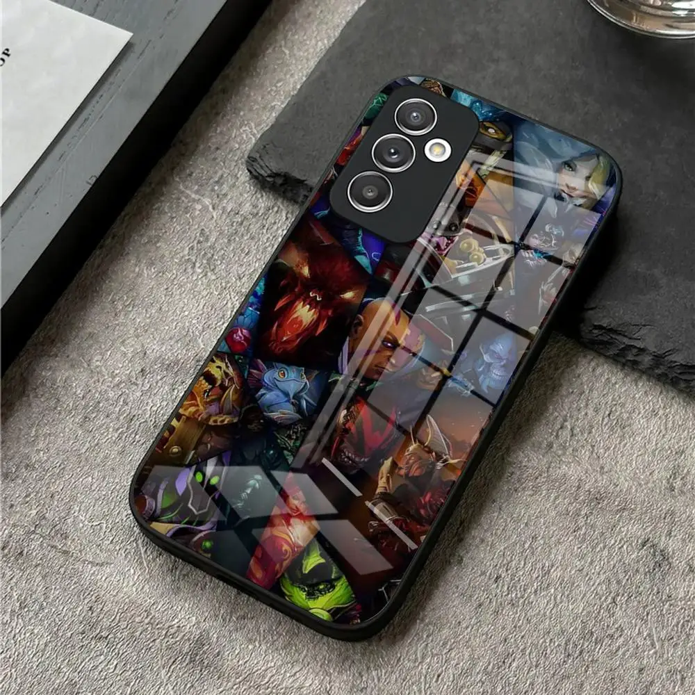 GX60 Dota 2 Juggernaut Sven جراب هاتف ل S24 Ultra سامسونج S23 Fe S25 S22 S20 S21 Plus Galaxy A54 A34 A24 A53 A16 غطاء زجاجي #5