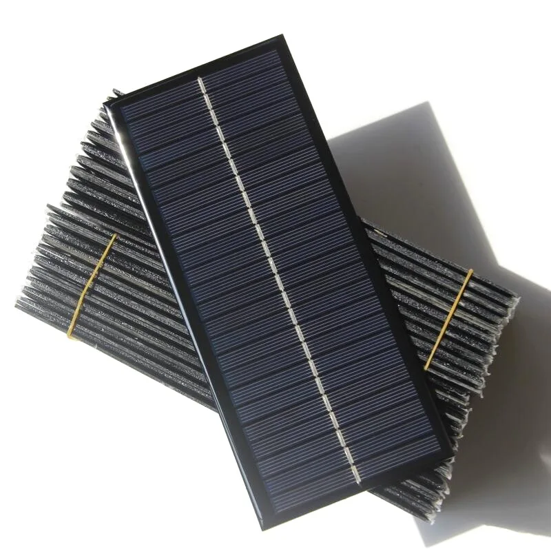 

Mini Small Size 2.5Watt Solar Panels 6V Polysilicon Solar Plate for DIY Toys Educational Kit Led Light Miniature Solar Cells