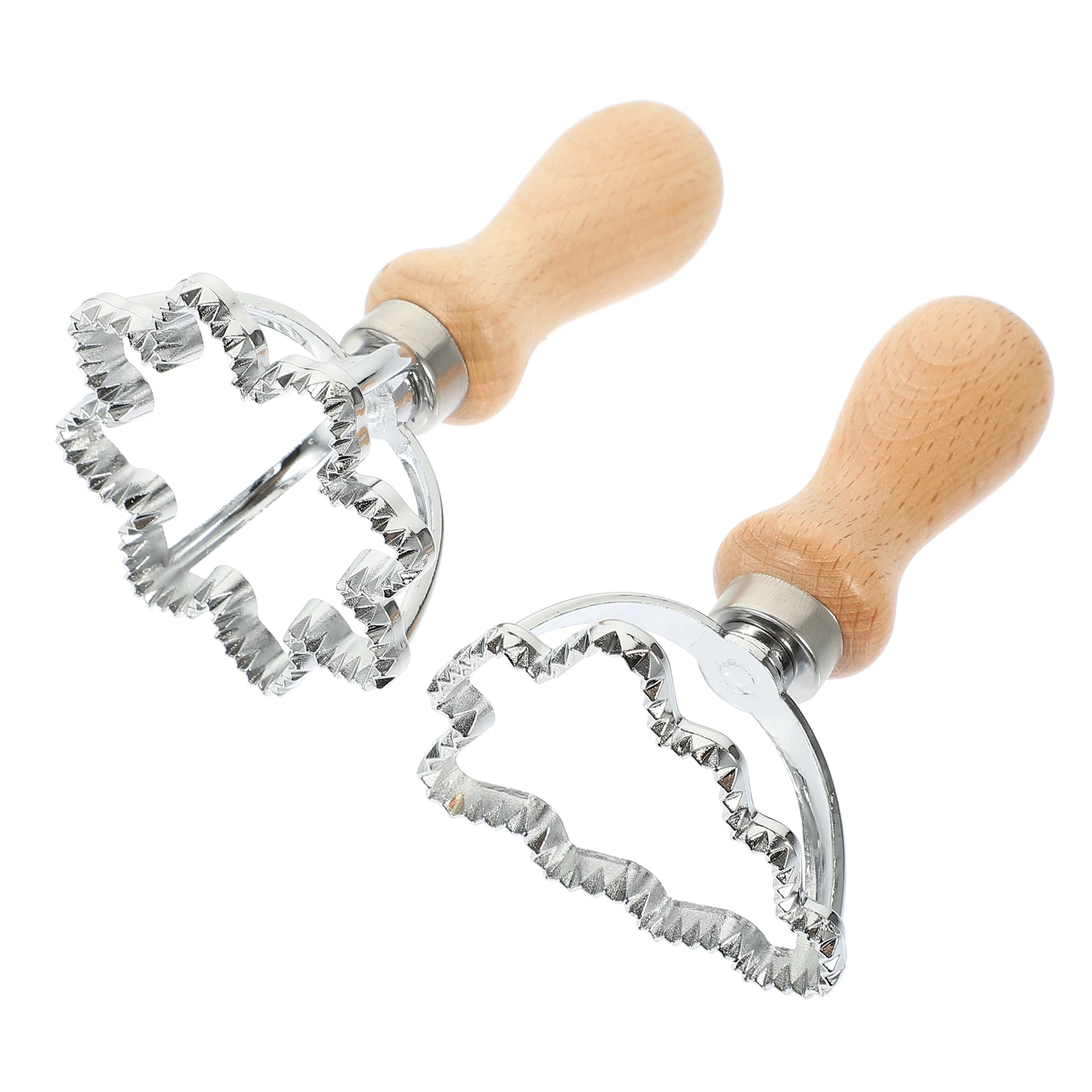 

2Pcs Biscuit Ravioli Mold Dumpling Skin Embossing Tool Cookie Kitchen Accessory Safe Hygienic Easy Clean