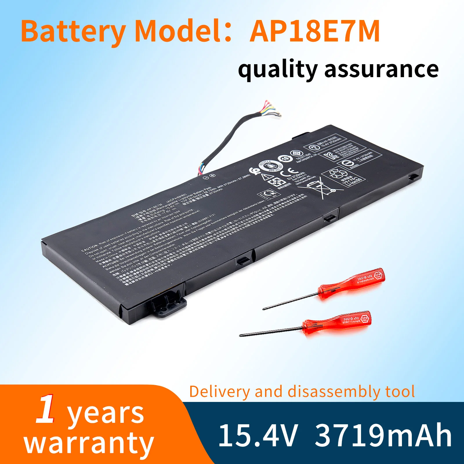 

BVBH AP18E7M Laptop Battery For Acer Nitro 5 AN515-54 AN515-55 AN517-51 7 AN715-51 Aspire 7 A715-74 A715-74G Series AP18E7M