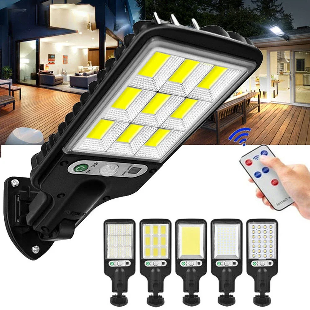 Solar Motion Sensor Lights Outdoor, Wide Angle Lighting,Wireless Security Solar Powered Wall Lights,IP65 Waterproof Flood Lights