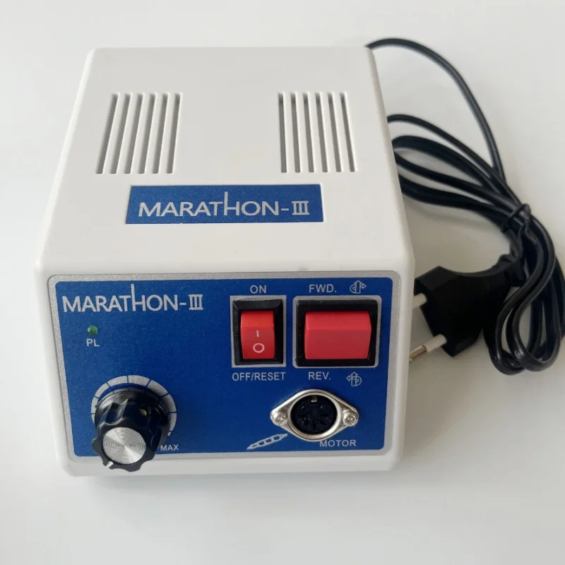 sterke 210 micromotor elektrische laboratorium sieraden nagelboormachine polish N3 koolborstel handstuk boorset tandtechnisch laboratoriumapparatuur