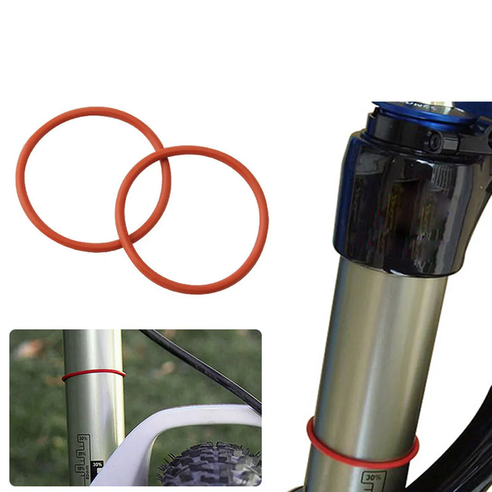 2pcs 32mm Bike Front Fork O-Ring Dust Seal Oil Seal Sponge Ring Mountain Bicycle Fork Inner Tube Sleeve Repair For-Fox-Rockshox