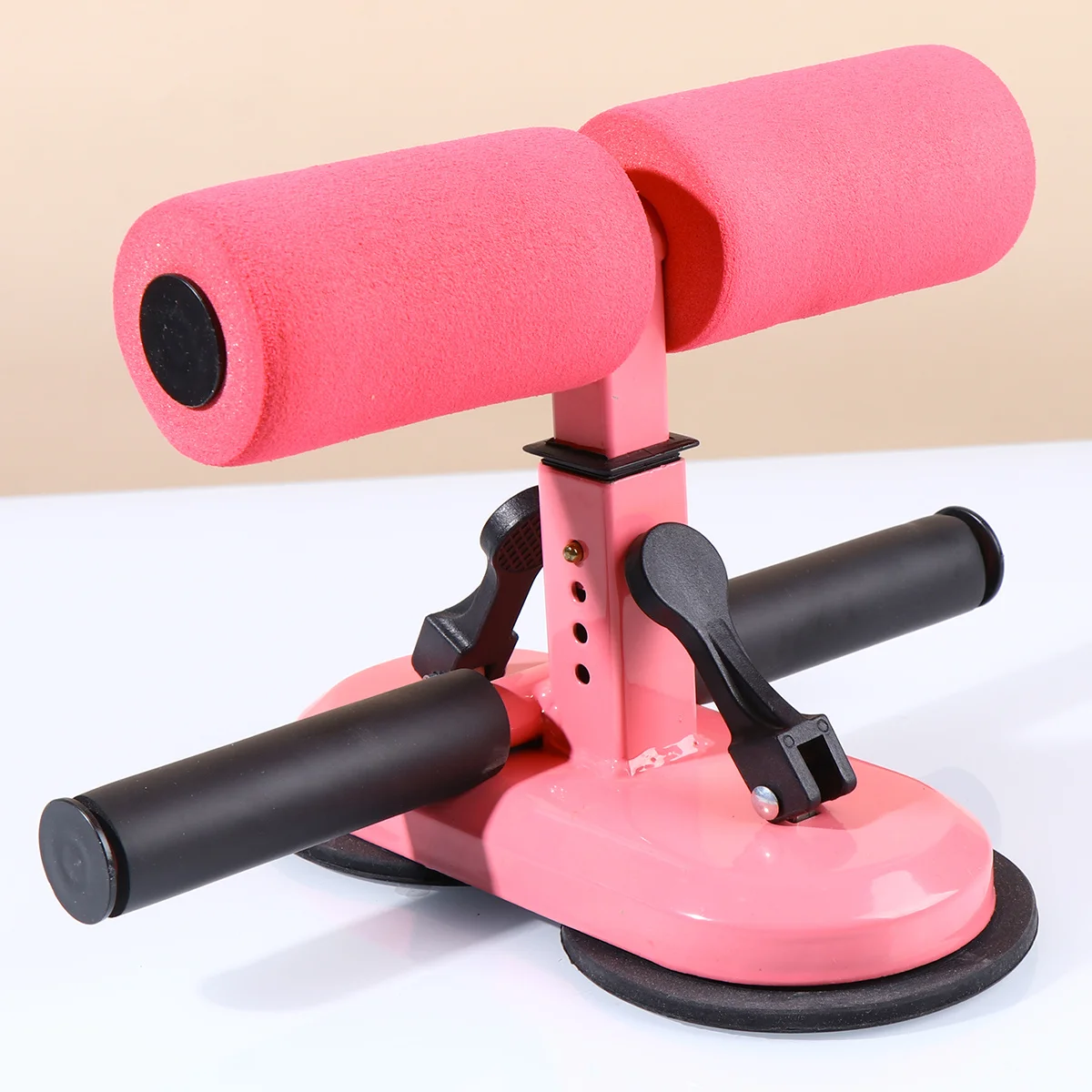 

1Pcs Double Suction Cup Abdominal Exercise Bar 22cm Width Adjustable Four Gears Sit-Up Tool for Home Fitness Leg Muscle Training