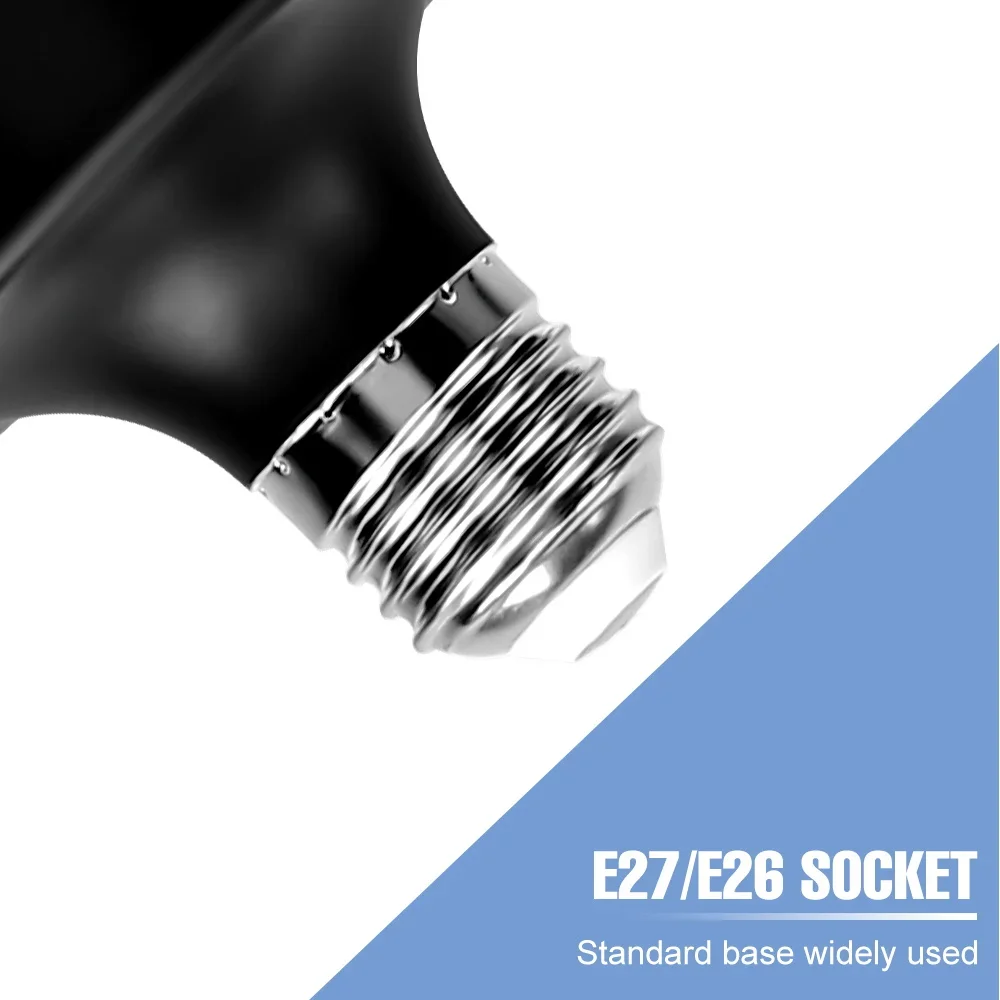 300 واط LED مصباح المرآب لمبة E27/E26 مصباح السقف 200 واط تشوه للطي الأضواء الباردة/الدافئة للمنزل مستودع ورشة عمل الطابق السفلي