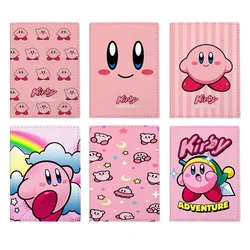 Anime Kirby PU okładka na paszport nadruk kreskówkowy chłopców etui na dowód osobisty bilet podróżny etui na paszport etui na karty wielofunkcyjny