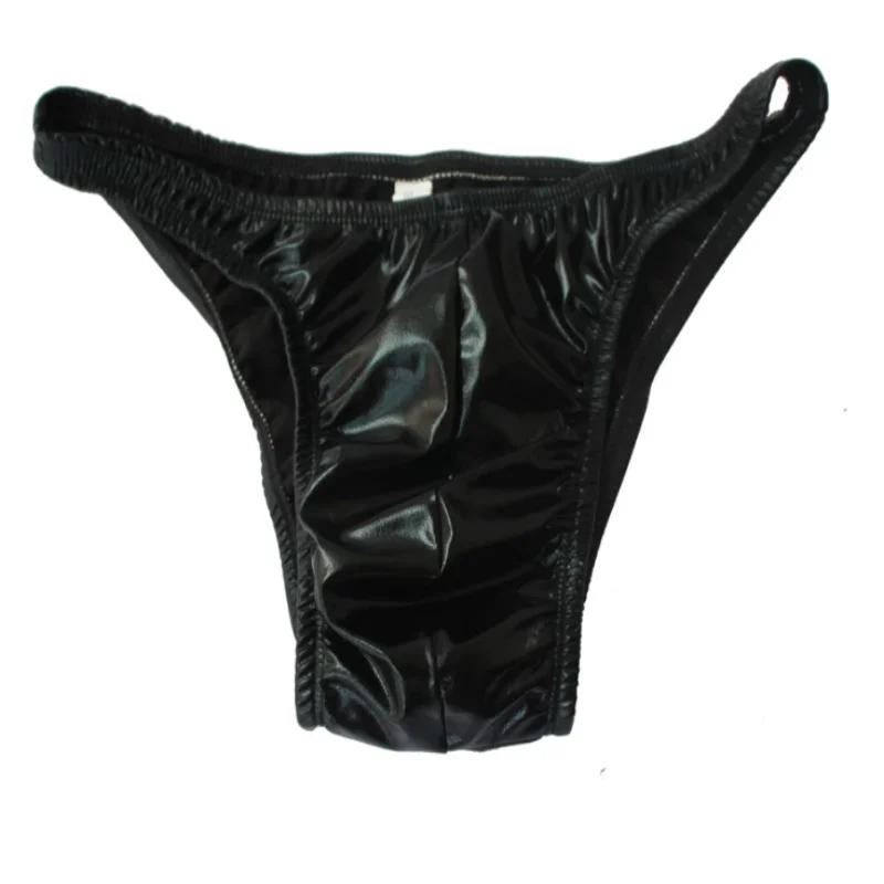 Shiny Sexy Mens Underwear Men's Bodybuilding Competition Trunks Posing Fitness Suit view 2