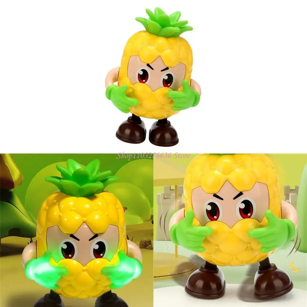 

R6FD Creative Pineapple Toy With Motion and Sound Features Light Effect