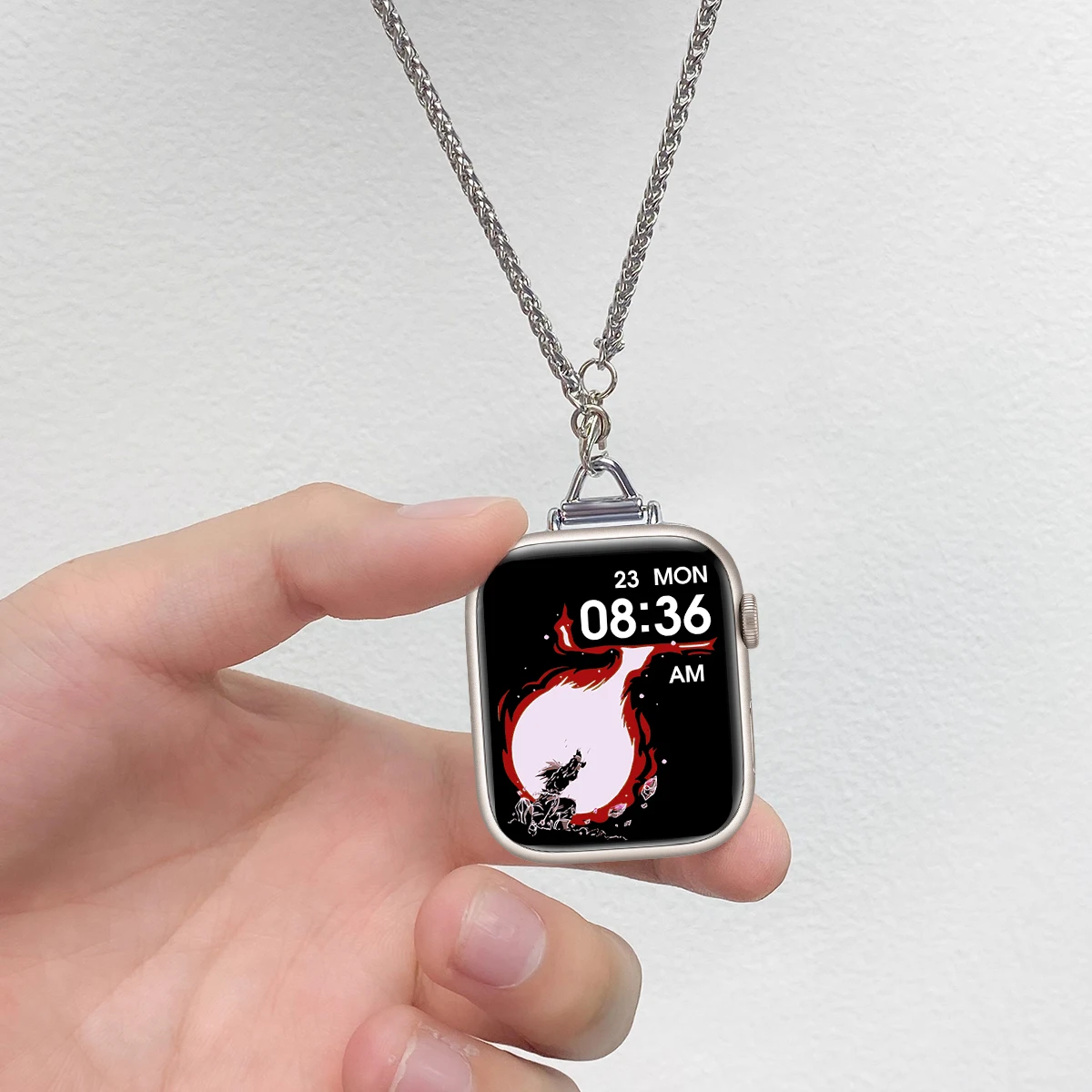 Necklace Metal Strap For Apple Watch Band Series 11 10 8 7 SE 6 5 4 3 For iwatch Series 49mm 41mm 45 40 44mm 38 42 Necklace Band view 2
