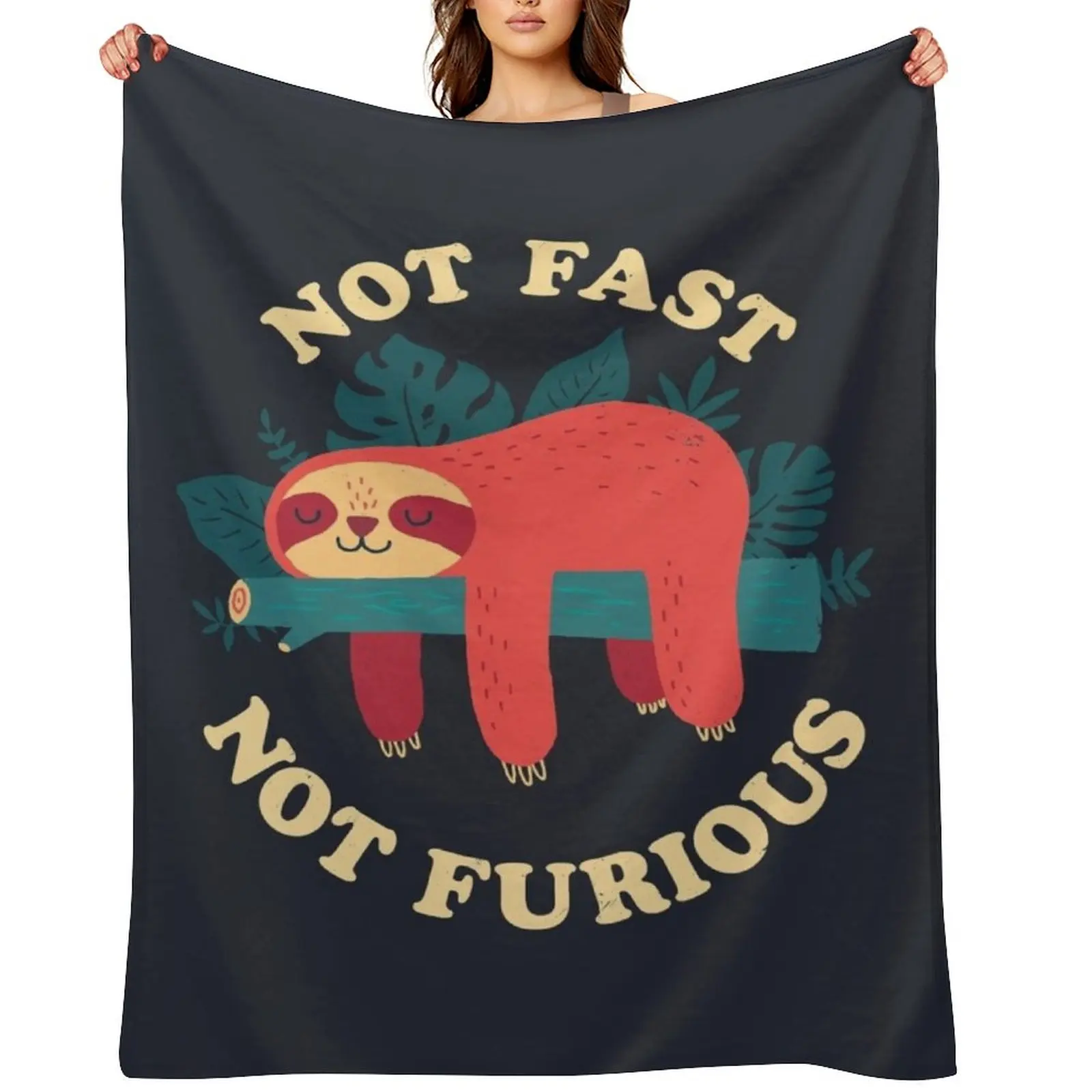 

Not Fast, Not Furious Throw Blanket Moving blankets and throws Bed covers Loose Blankets
