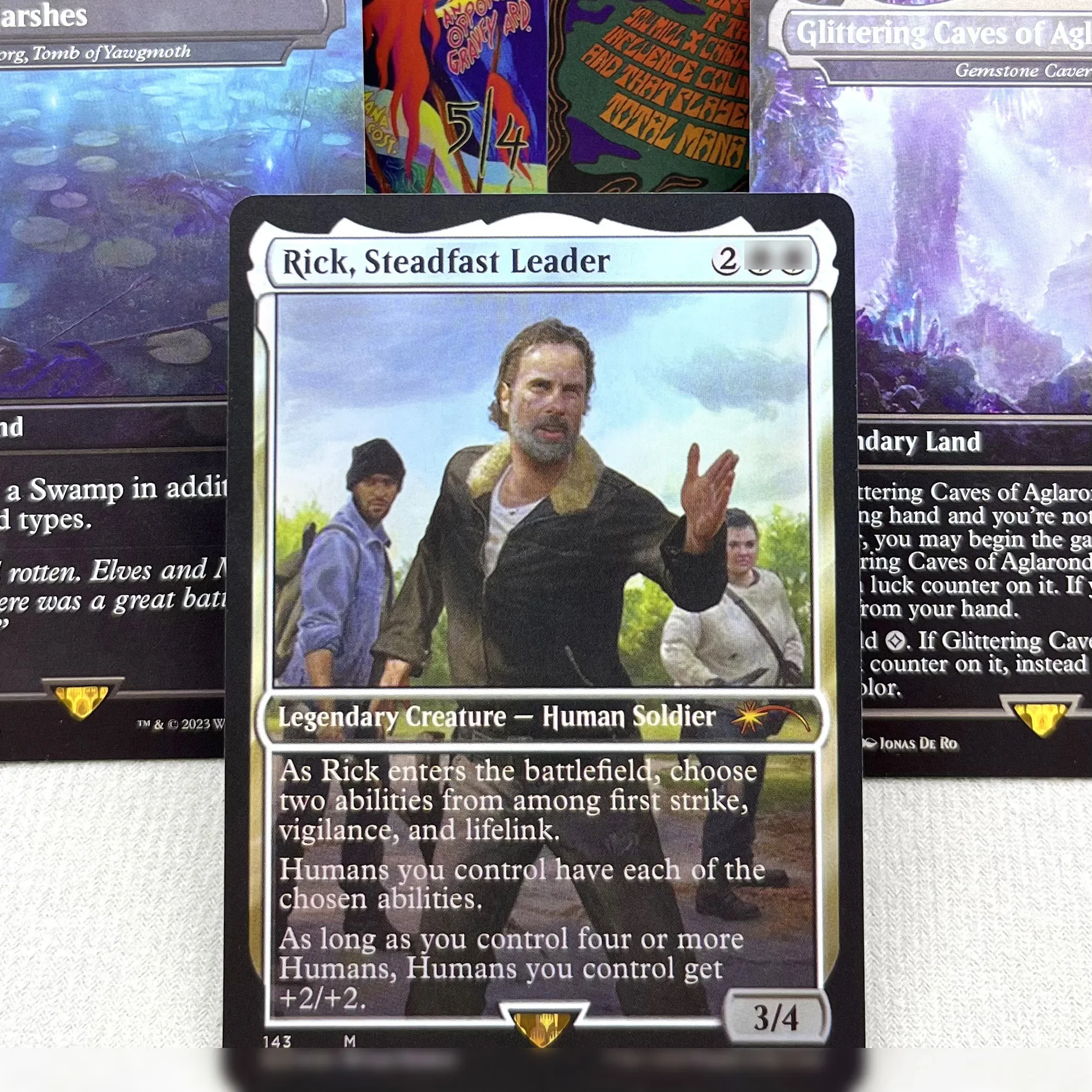 Tarjetas LTR LTC FOIL1-02 TCG para juego en casa Proxy The One Ring magical Greymond, Avacyn's the Stalwart Estudio rítico reúne