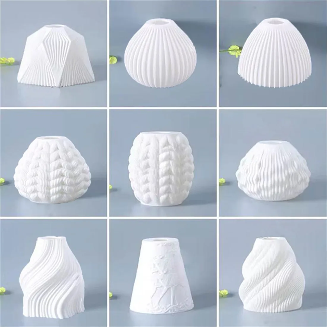 

Industrial White 3D Print E27 Relief Lamp Shade Replacement, 4.2cm Opening PLA Light Lampshade for Restaurant Bar Pendant Light