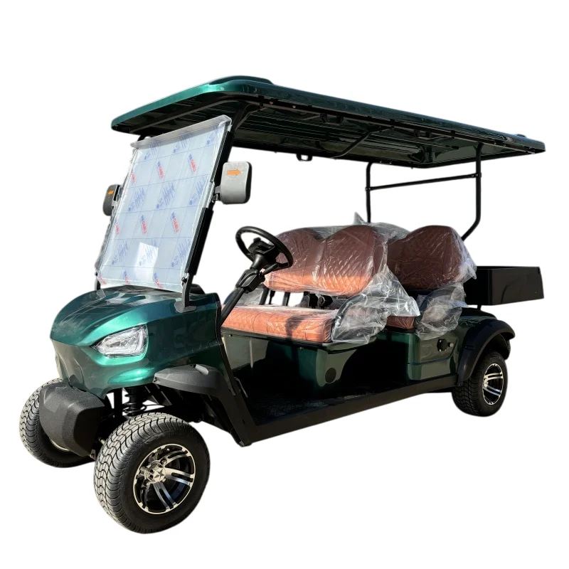 MMC 4X4 street legal electric golf cart with built-in winch 2WD 4WD switchable lifting golf cart