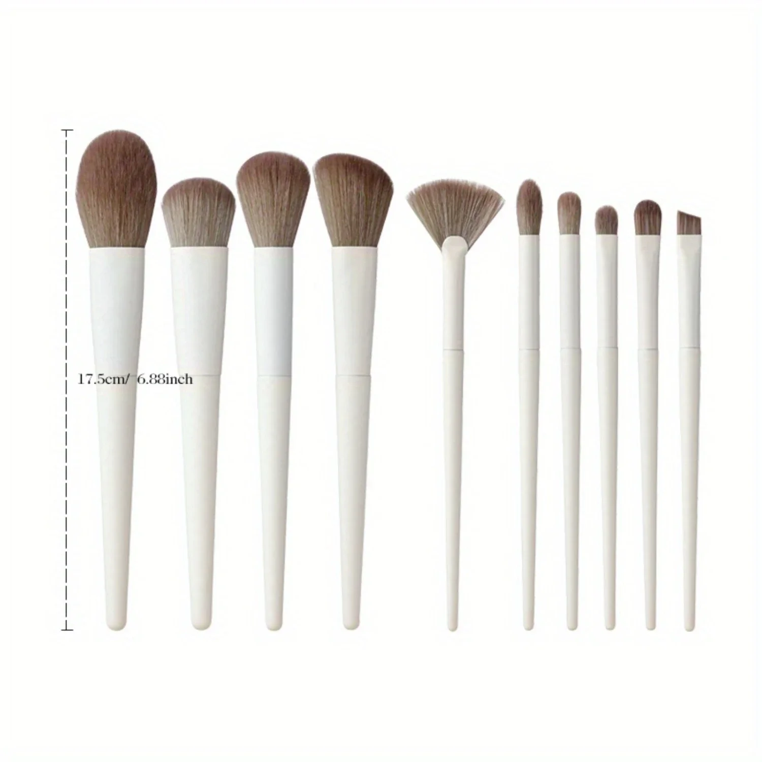 Professionele make-upborstelset - Premium synthetisch voor vlekkeloze schoonheid, foundation, poeder, oogschaduw - Ontgrendel uw make-up Po