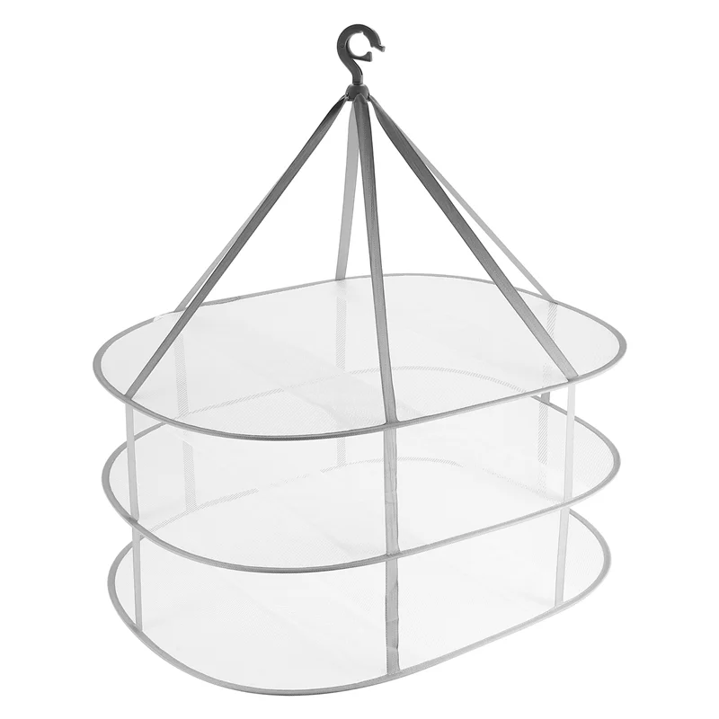 LICE-سترة تجفيف الرف شنقا الملابس معلقة مجفف الغسيل شبكة تجفيف الرف، رفوف مجفف الملابس قابلة للطي