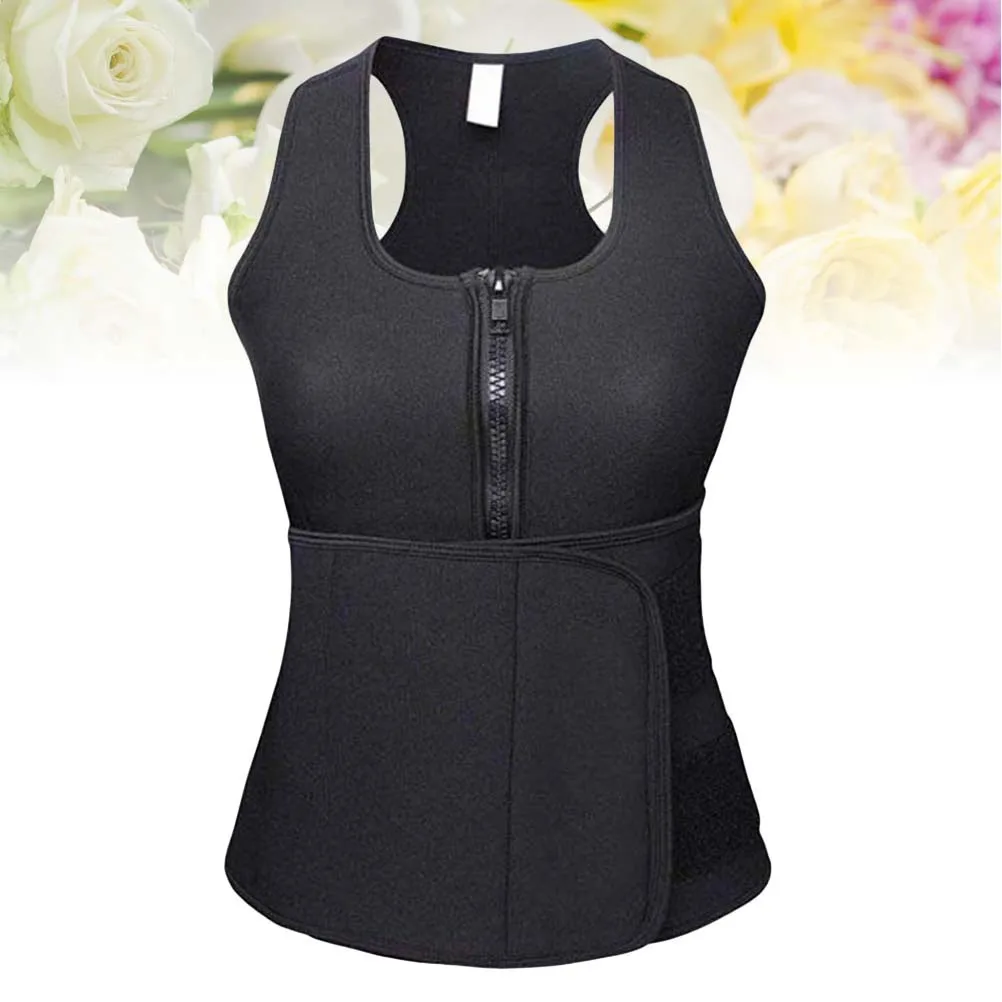

1Pcs Waist Trainer Corset Vest Xxl Black Slimming Shapewear for Weight Loss Posture Support