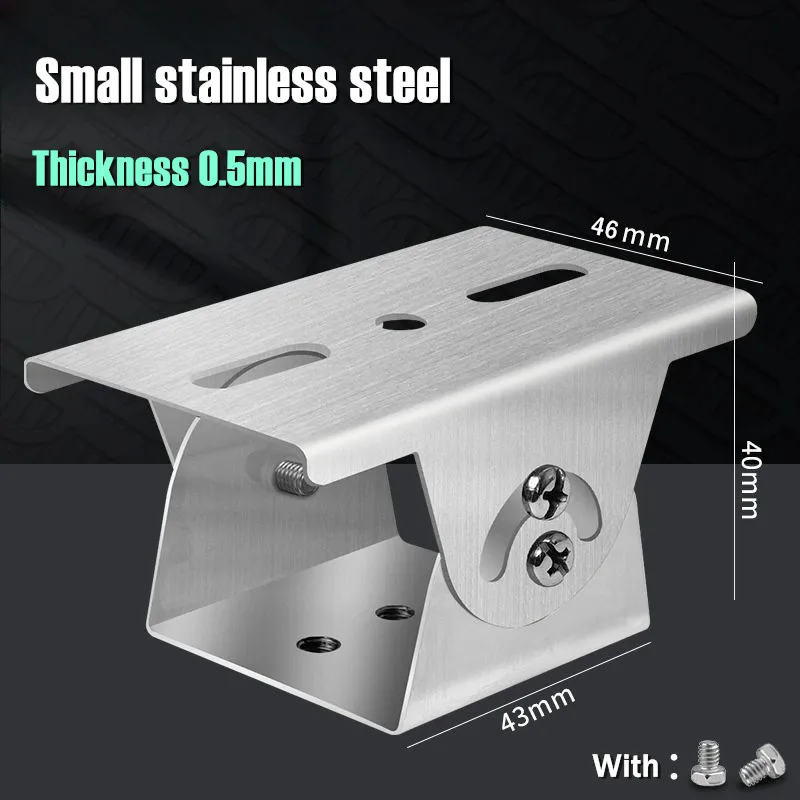 Multifunctional Universal Joint Bracket Stainless Steel Small Camera Supporting Holder Duck Mouth Mounts Security Camera Bracket