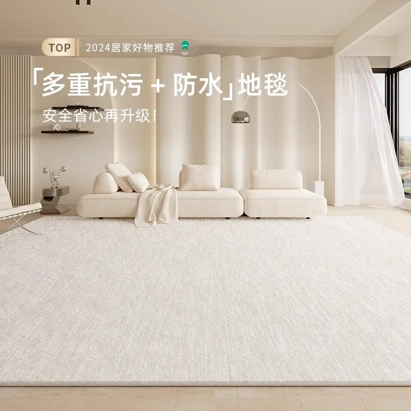 Ins Cream Wind Winter Warm Non-slip Soft No Crease Washed Back Carpet Bedroom Living Room Cloakroom Bedside Blanket