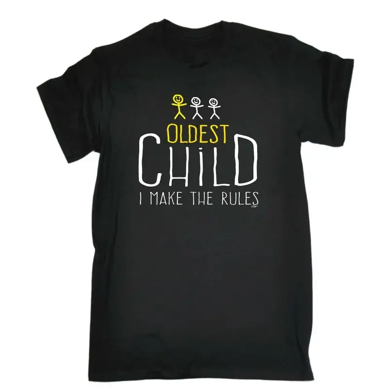 Oldest Child 3 Make The Rules Mens Funny Novelty T Shirt
