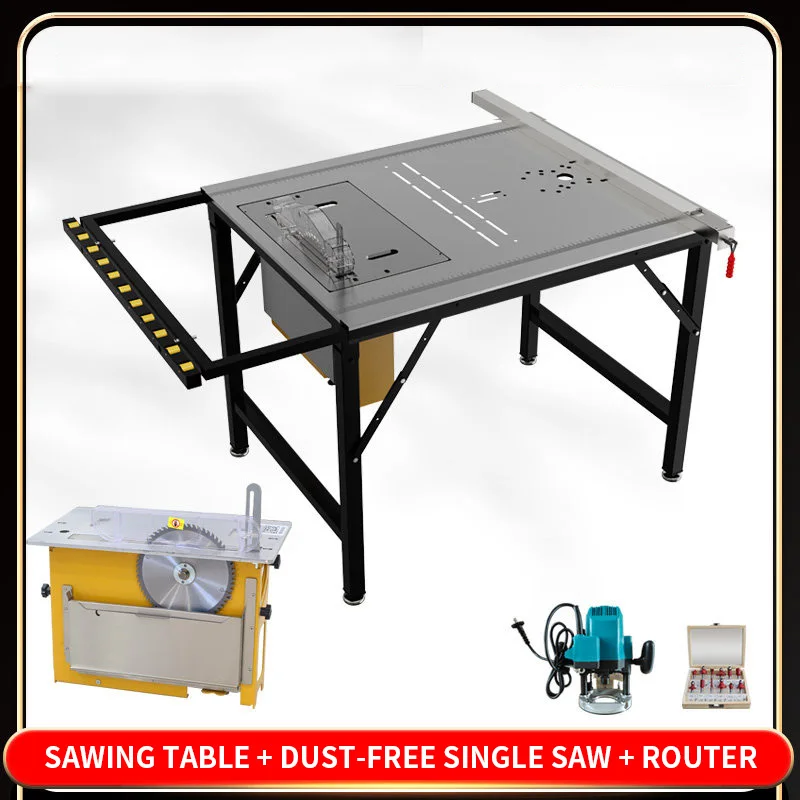 Multifunctional Portable Folding Saw Table, Woodworking Workbench, Inverted Saw, Electric Height-Adjustable Workstat(Customized)