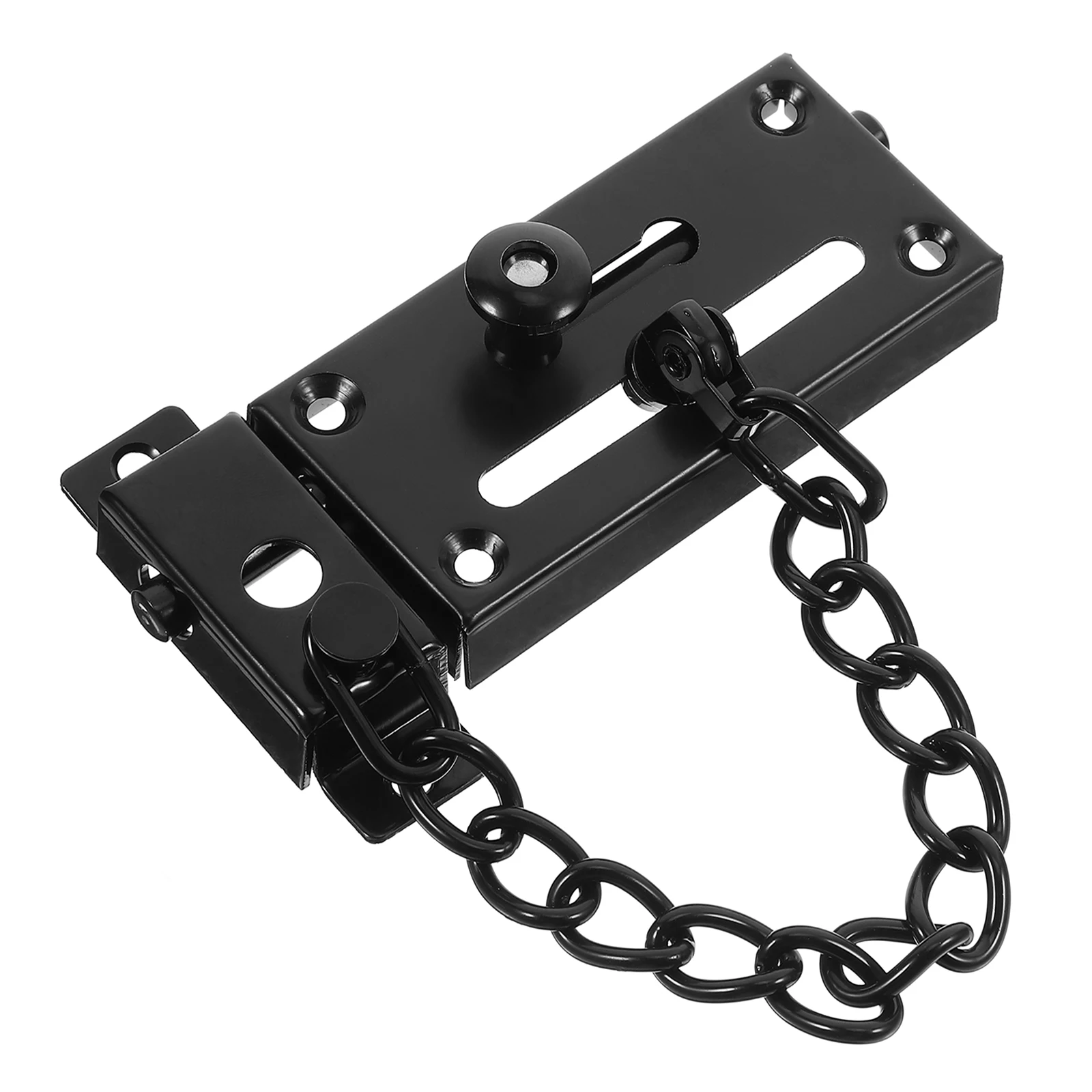 

1 set 1 Set Stainless Steel Indoor Heavy Duty Safety Latch For Hotel Apartment Bedroom Durable Security Hotel Room Gate Latch