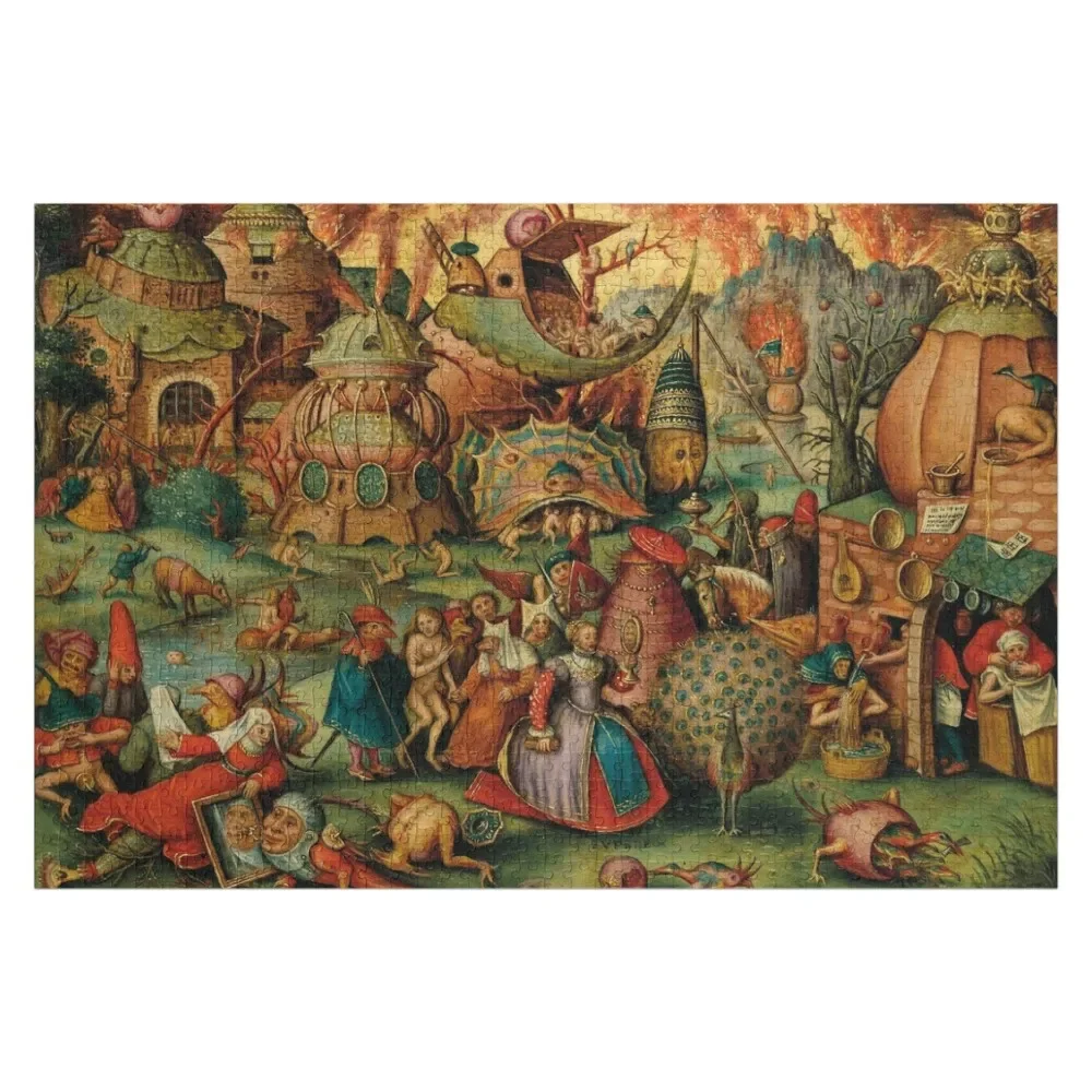 

Pieter Brueghel I Allegory of Pride Jigsaw Puzzle Custom Wood Custom Wooden Name Puzzle