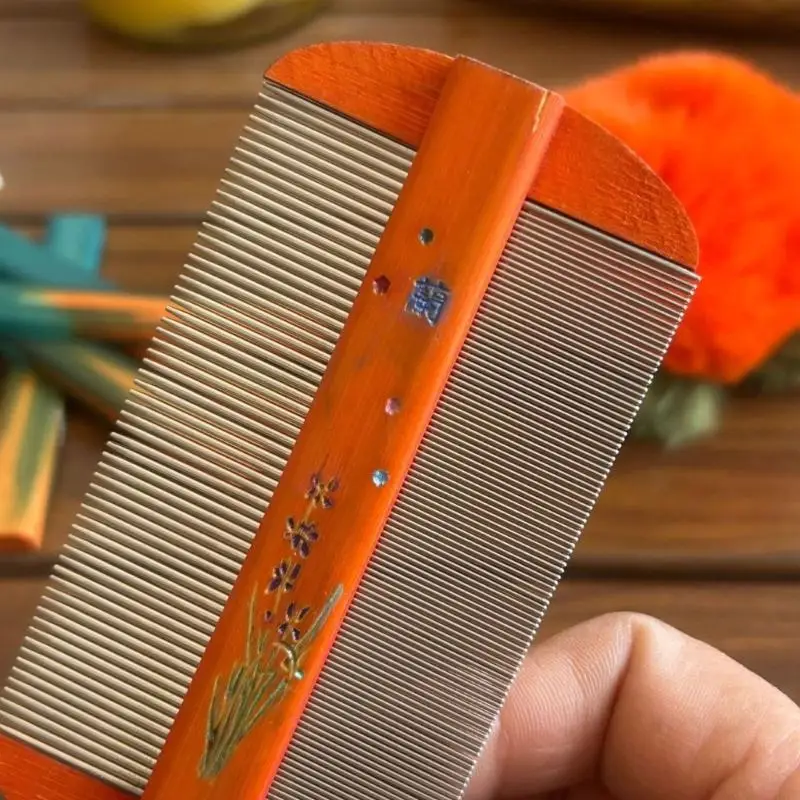 

L5YF User Friendly Fine Tooth Comb for Infant Scalp Massage and Lice Prevention