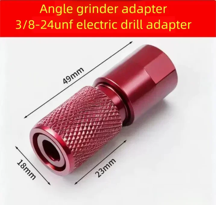 Universal M10 Angle Grinder to 6.35mm Hex Shank Drill Bit Conversion Adapter Electric Drill Chuck for Power Tool Accessory view 5
