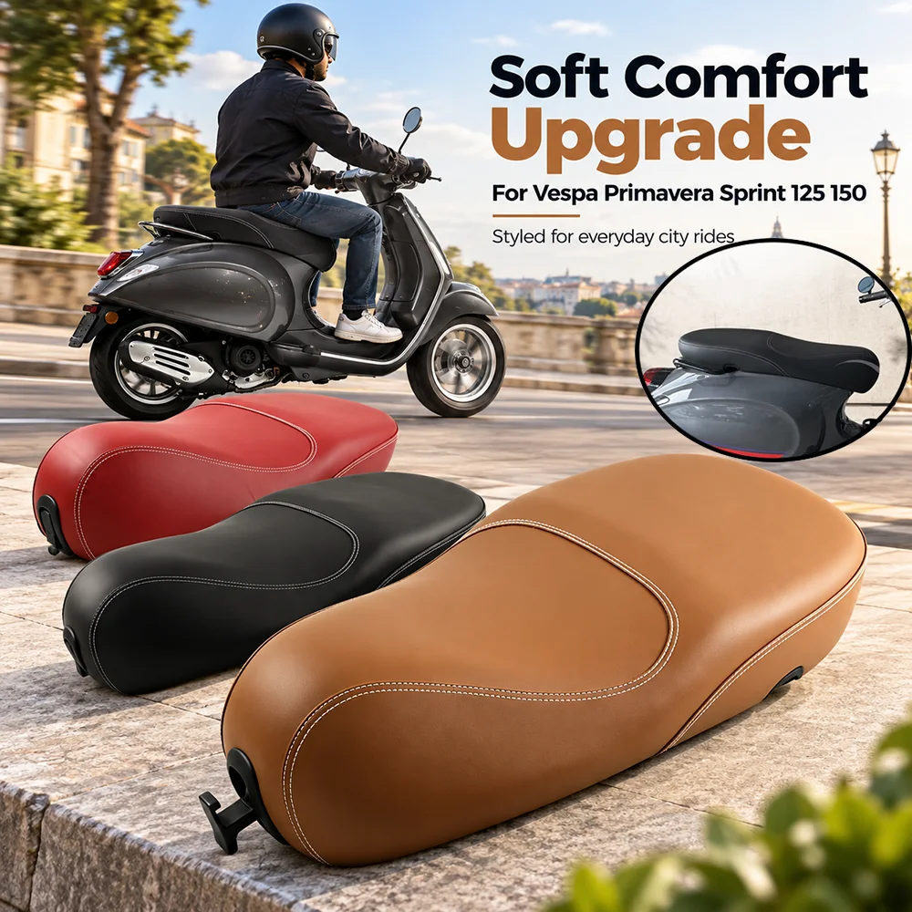 Model Kit Vespa - Scooter Aksesuarları, 3 cm Alçaltılmış, Yumuşak