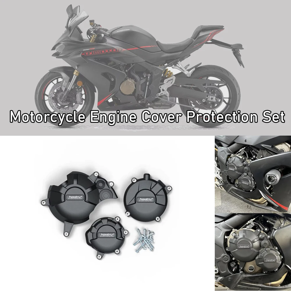 

Motorcycle Engine Cover Protection Set for QJMOTOR SRK800RR 2023-2025 SRK600RS 2024-2025