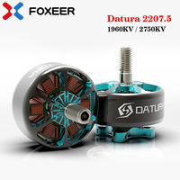 FOXEER DATURA 2207.5 1960KV / 2750KV Brushless Motor 4-6S Aluminum Alloy Hollow Shaft Compatible 5-6inch Propeller for FPV Drone