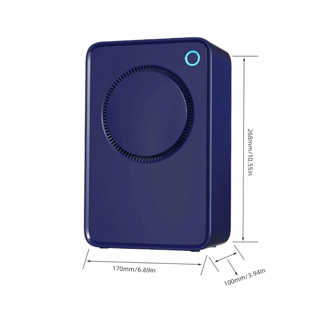 Осушитель для дома, 1 л резервуар для воды, умная сушилка, увлажняющая машина для спальни, маленький бесшумный осушитель воздуха, автоматическое отключение