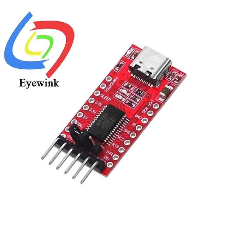 FT232RL Type-C USB 3.3V 5.5V to TTL Serial Adapter Module FT232 USB TO TTL 232 For Arduino Pro Mini