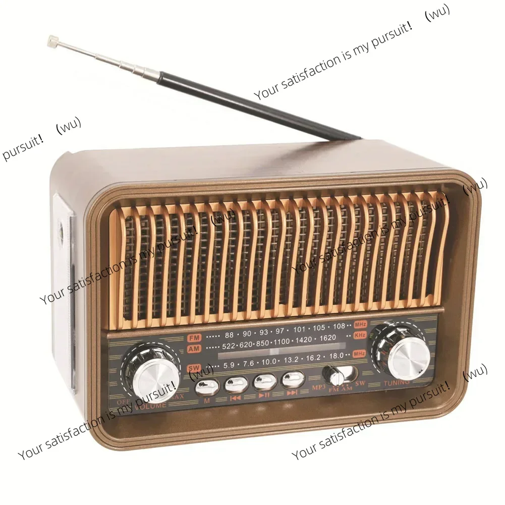 

Портативное многодиапазонное FM-радио с коротковолновым приемом, беспроводное, с LED-фонариком, поддержкой TF-карт, питание от батареек.
